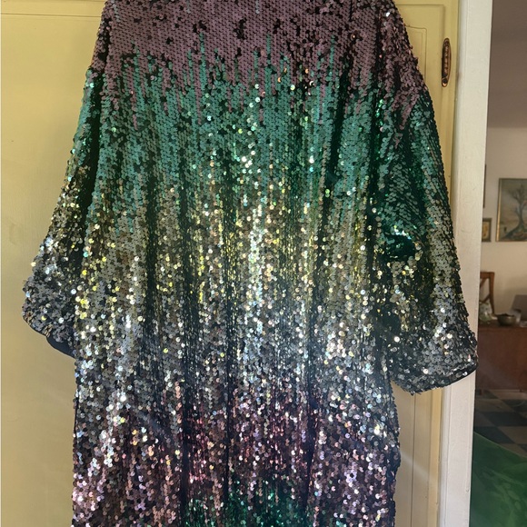 Multicolor Sequin Kimono - Picture 2 of 5